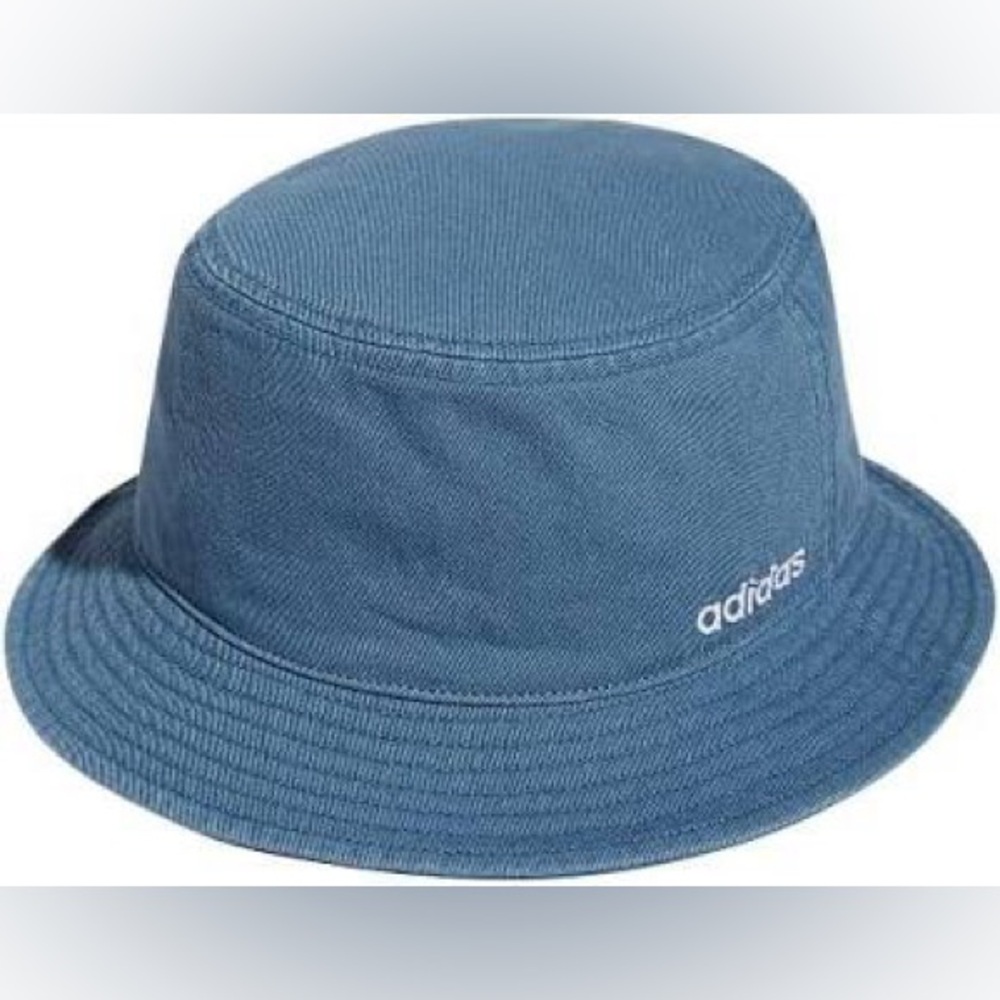 Adidas Women’s Core Essentials Denim-Style Altered Blue Bucket Hat